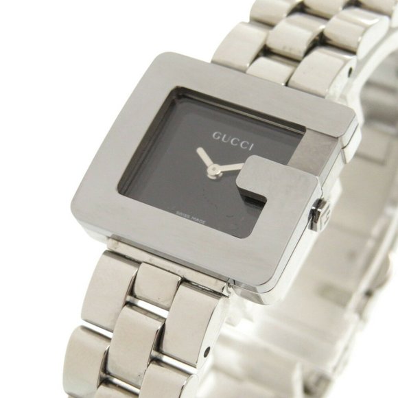 Gucci 3600L Stainless Steel Black Silver Dial Quartz Watch 1749GUCCI - Picture 4 of 9